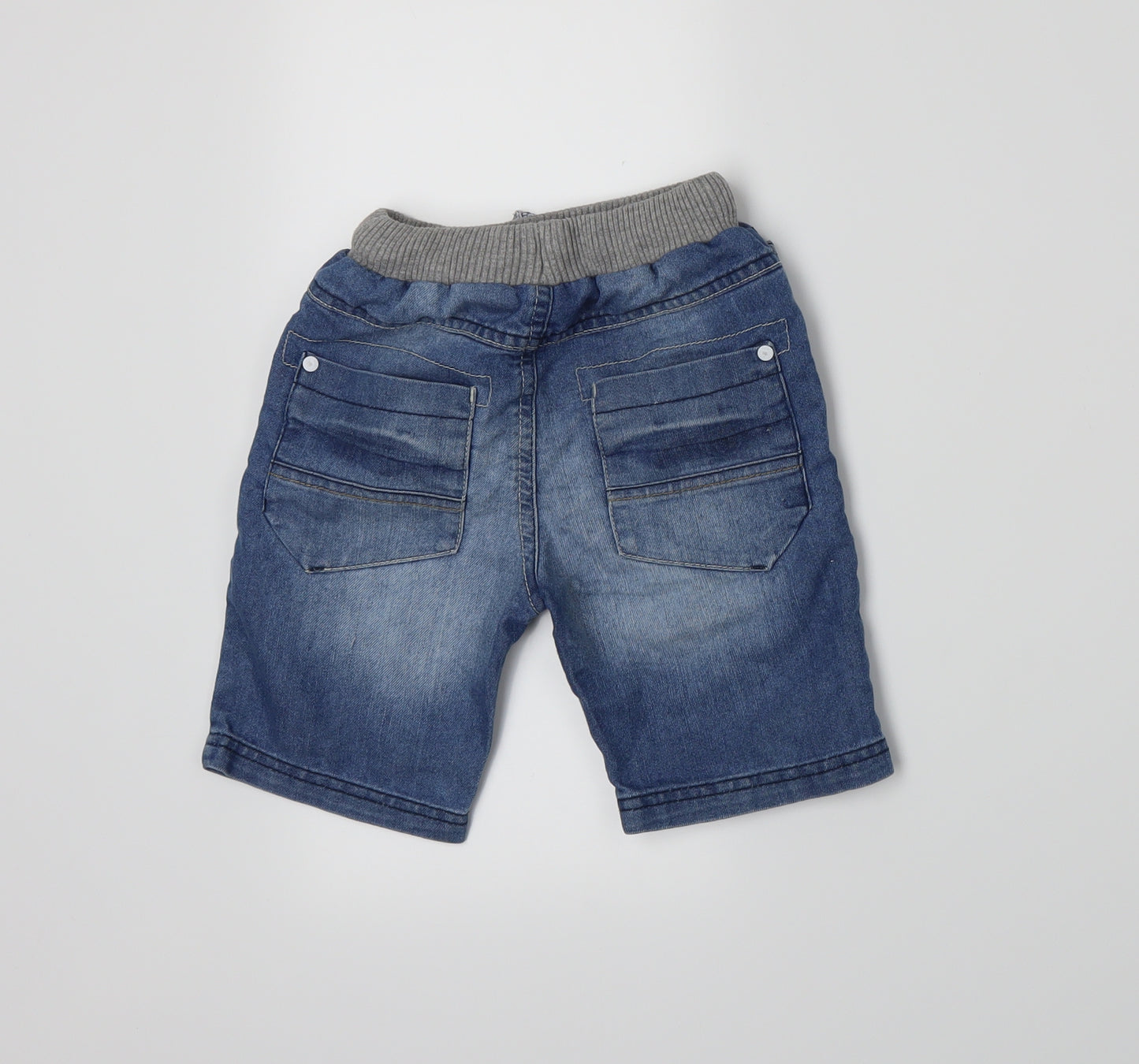 F&F Boys Blue  Denim  Shorts Size 4-5 Years