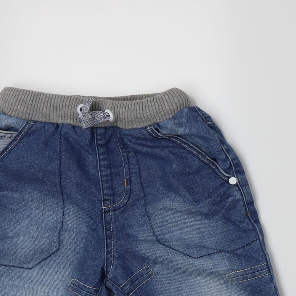 F&F Boys Blue  Denim  Shorts Size 4-5 Years
