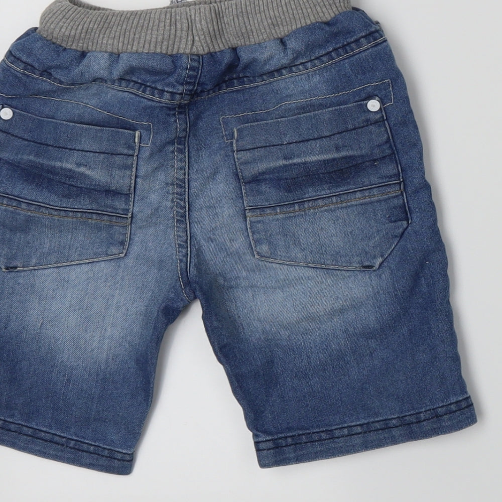 F&F Boys Blue  Denim  Shorts Size 4-5 Years