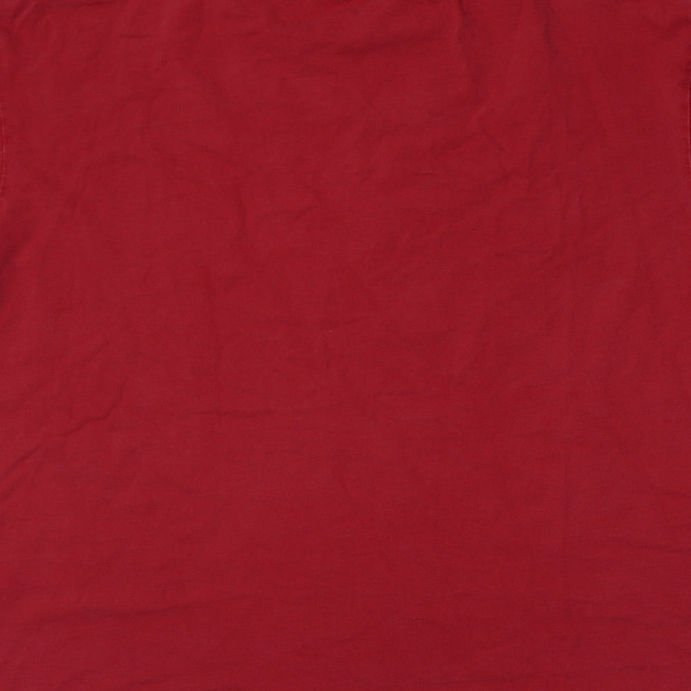 Grafika Mens Red  Jersey  T-Shirt Size L