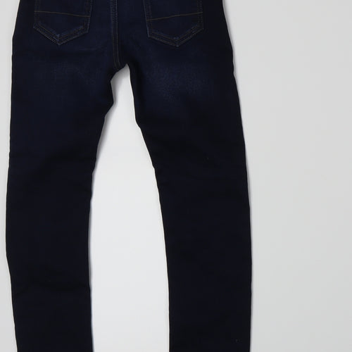George Boys Blue  Damask Skinny Jeans Size 7-8 Years