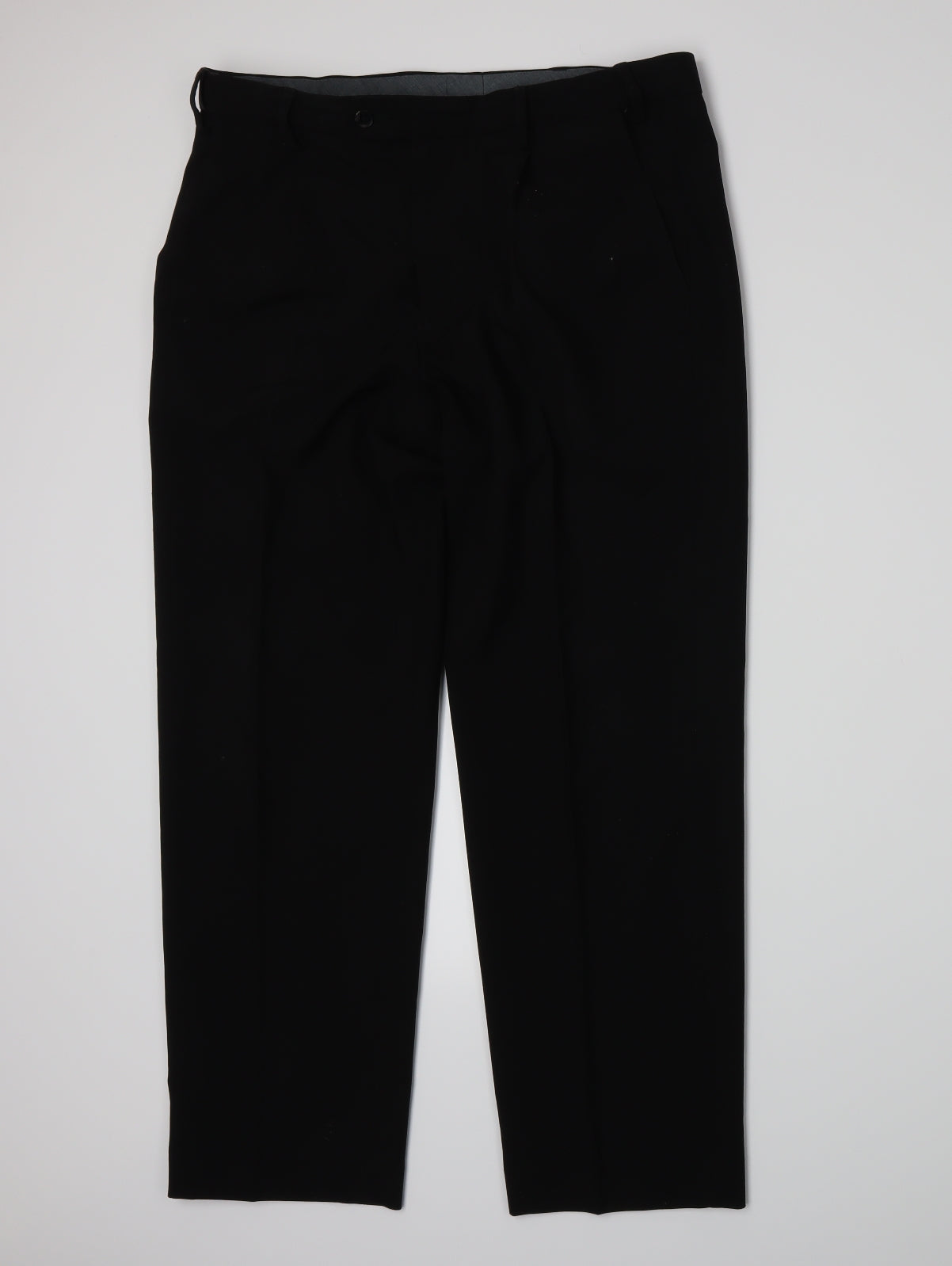 Marks and Spencer Mens Black   Trousers  Size 34 L27 in