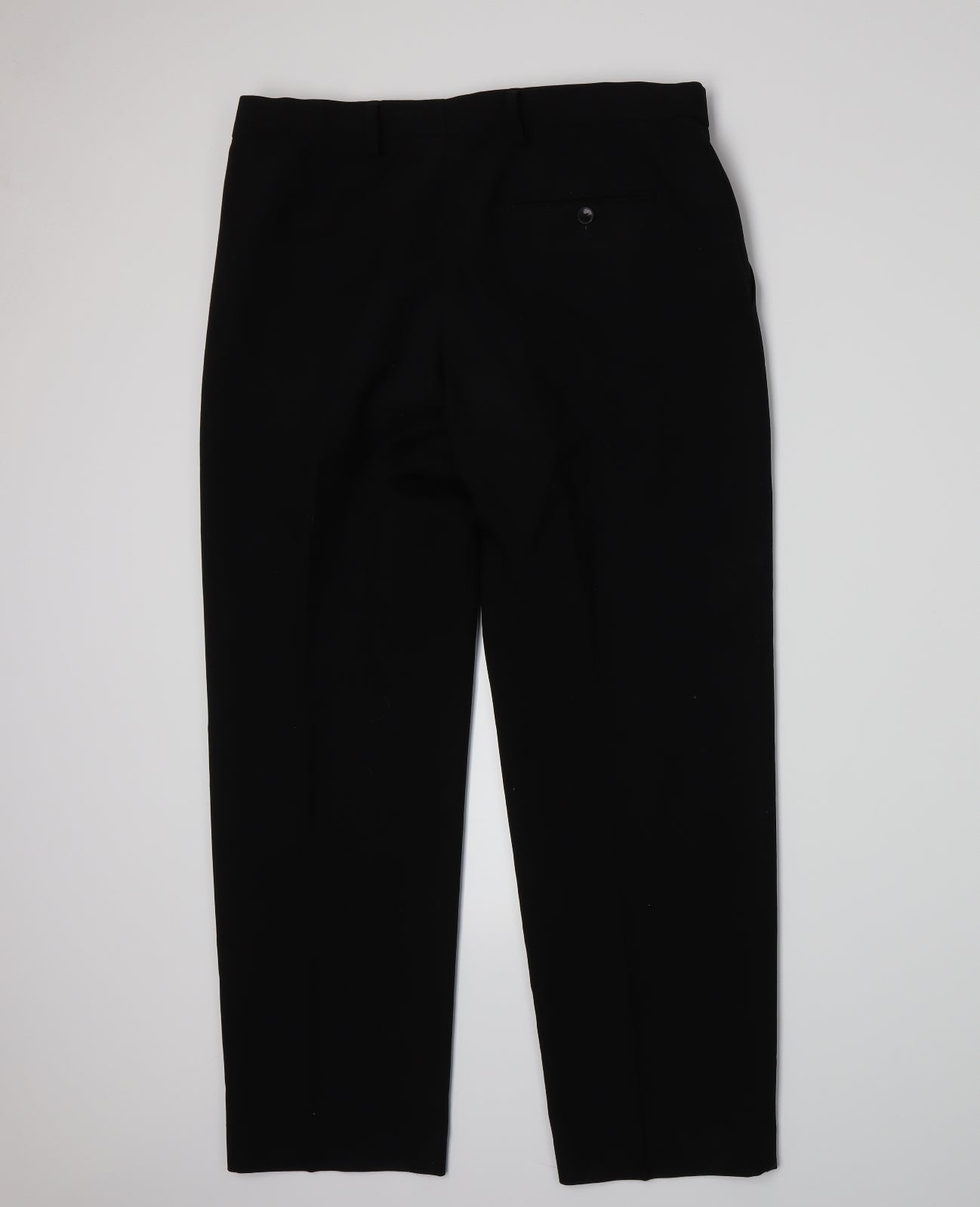 Marks and Spencer Mens Black   Trousers  Size 34 L27 in