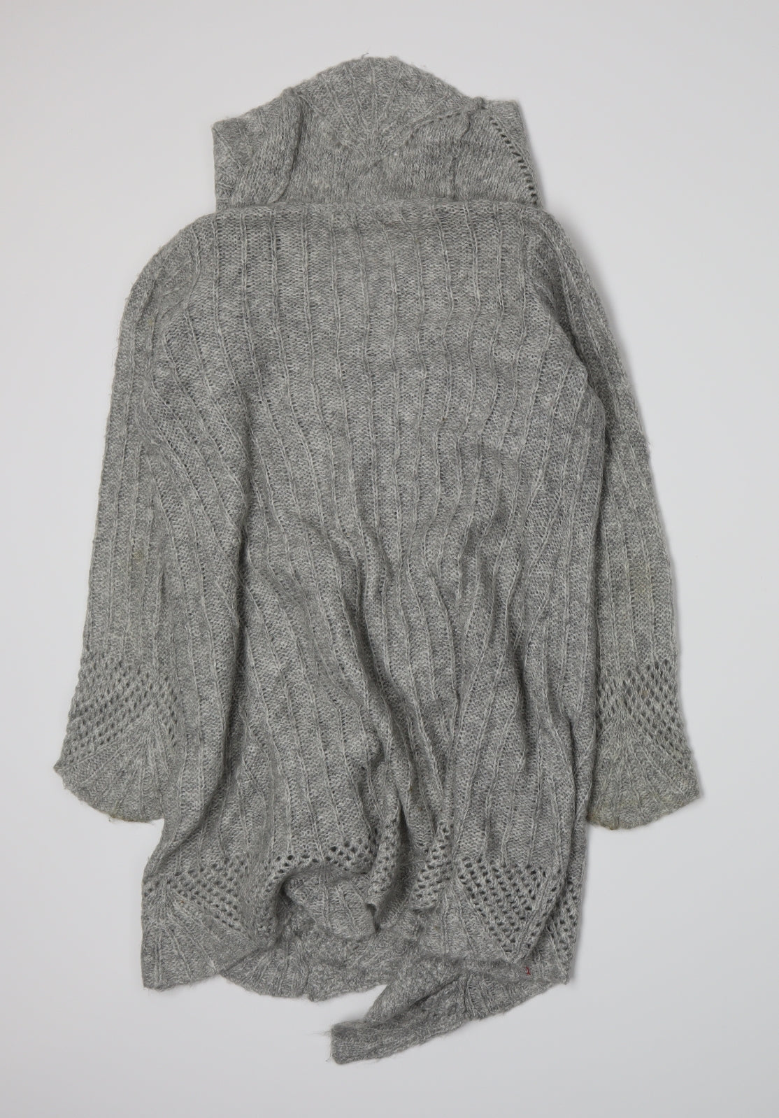 Sarah Spencer Womens Grey  Knit Cardigan Jumper Size 10