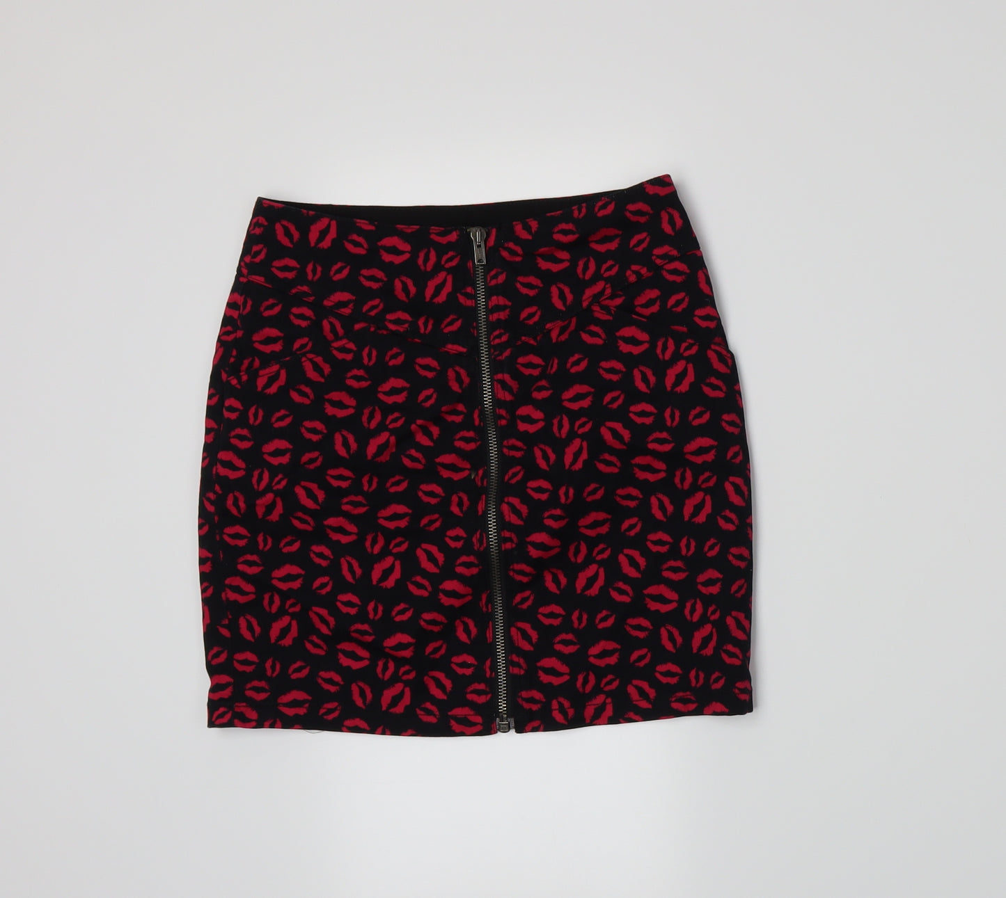 Divided by H&M Womens Black  Denim A-Line Skirt Size 10