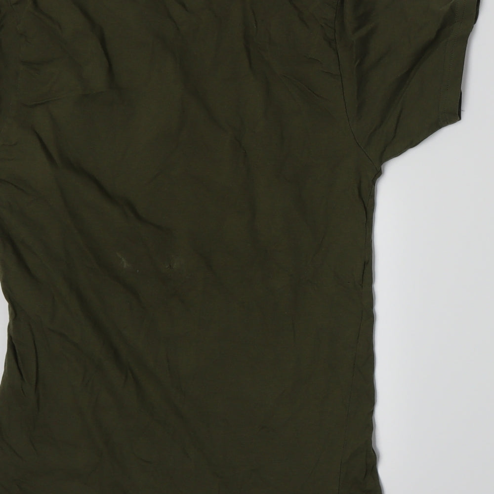 Primark Mens Green    T-Shirt Size S