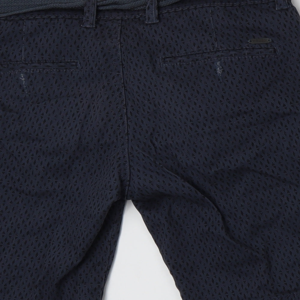 Blueberry Mens Blue   Chino Shorts Size 30