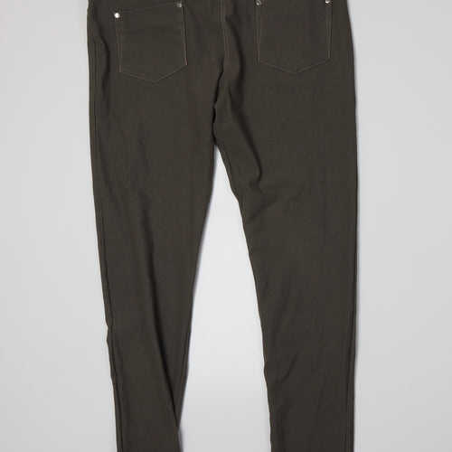 Select Womens Green  Denim Jegging Jeans Size 18 L30 in