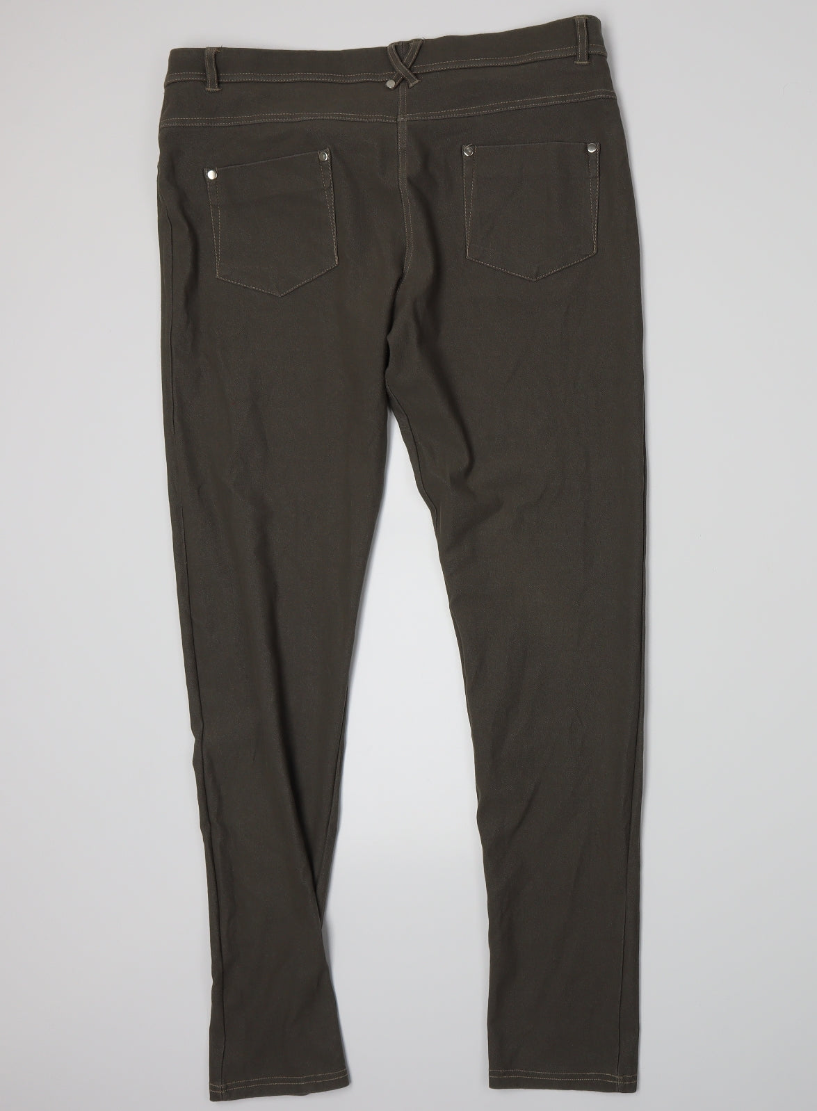 Select Womens Green  Denim Jegging Jeans Size 18 L30 in