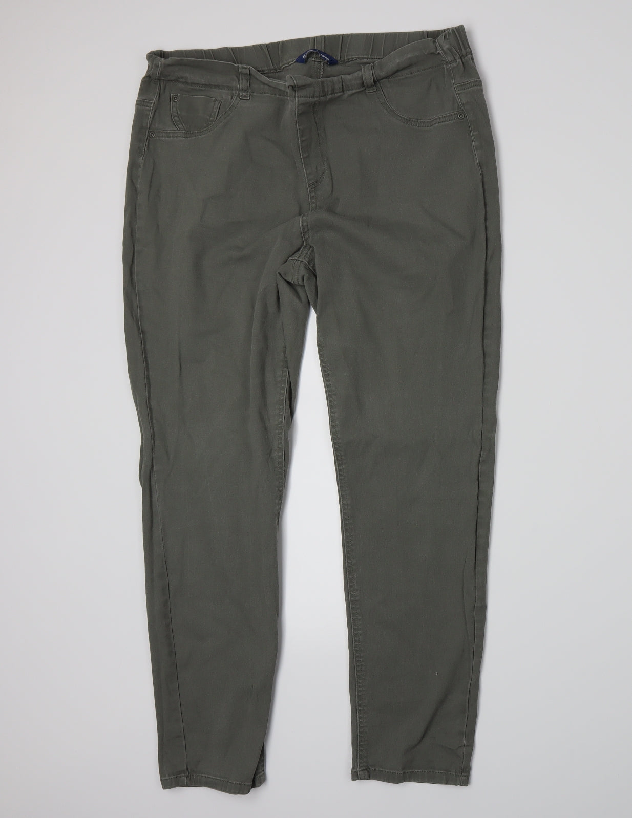 BHS Womens Green  Denim Jegging Jeans Size 20 L27 in