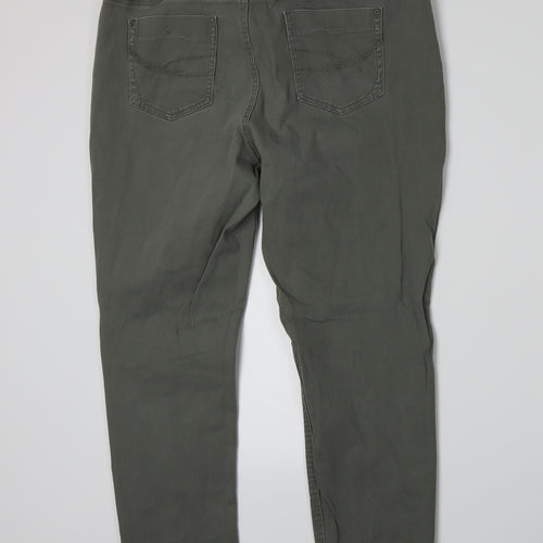 BHS Womens Green  Denim Jegging Jeans Size 20 L27 in