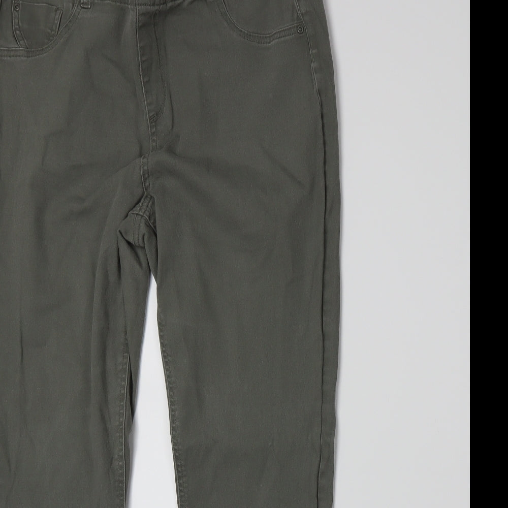BHS Womens Green  Denim Jegging Jeans Size 20 L27 in