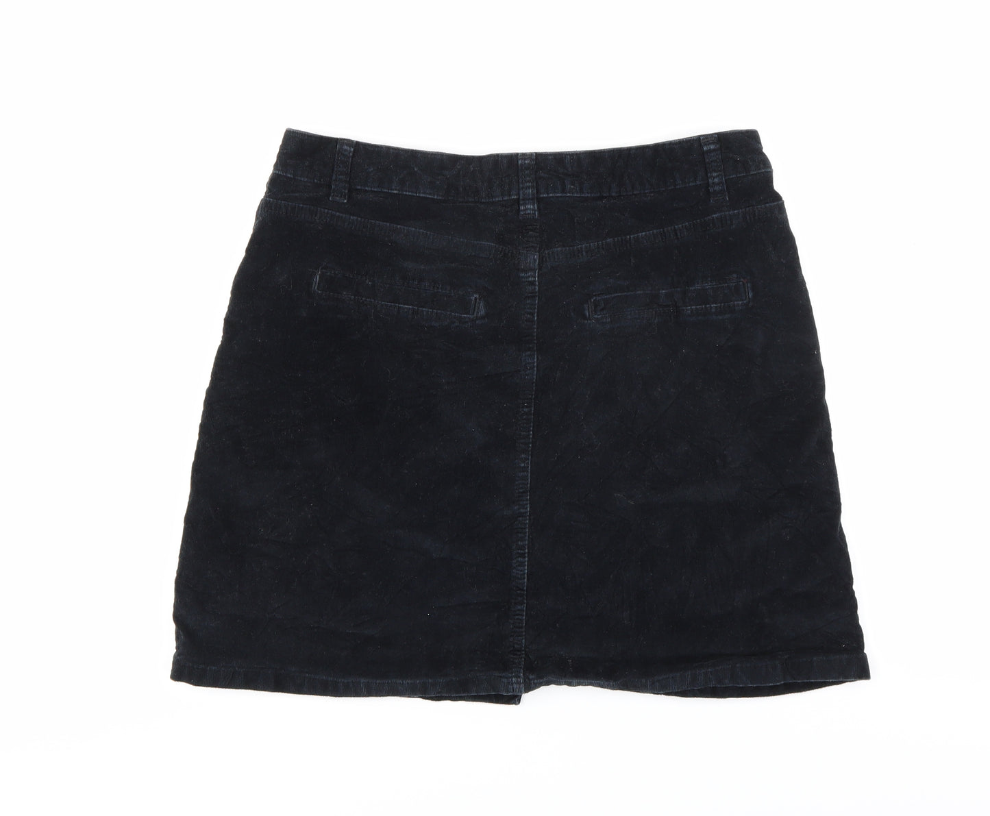 New Look Womens Blue  Corduroy Mini Skirt Size 12
