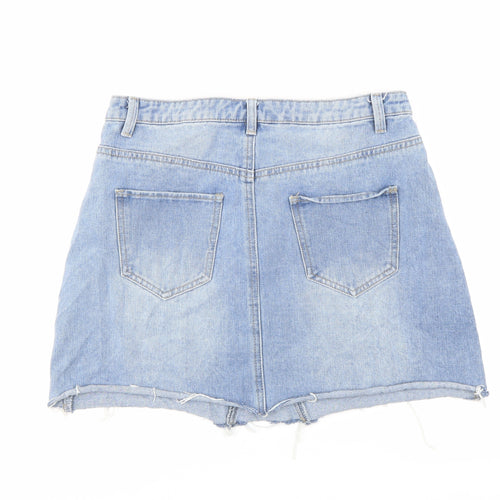 Denim Co Womens Blue  Denim Mini Skirt Size 12
