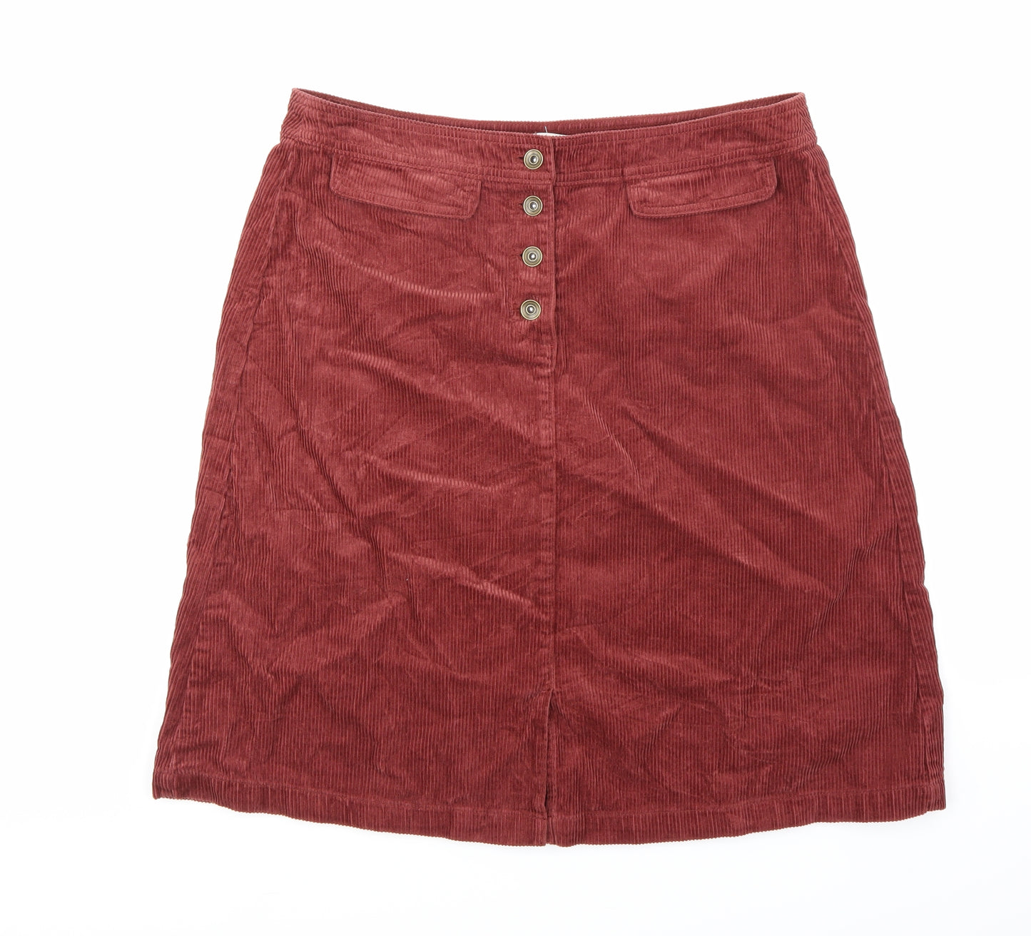 TU Womens Pink  Corduroy A-Line Skirt Size 16