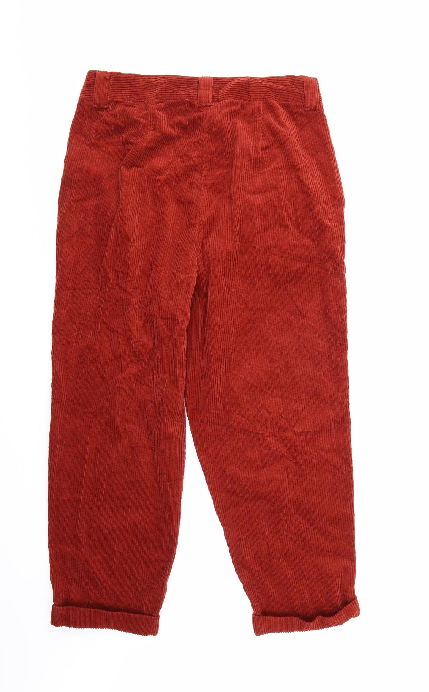Preworn Womens Red  Corduroy Trousers   L25 in