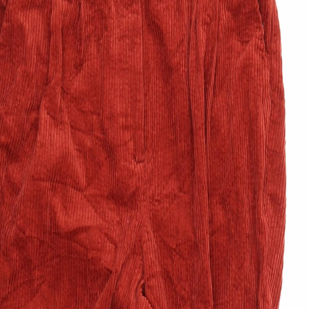 Preworn Womens Red  Corduroy Trousers   L25 in