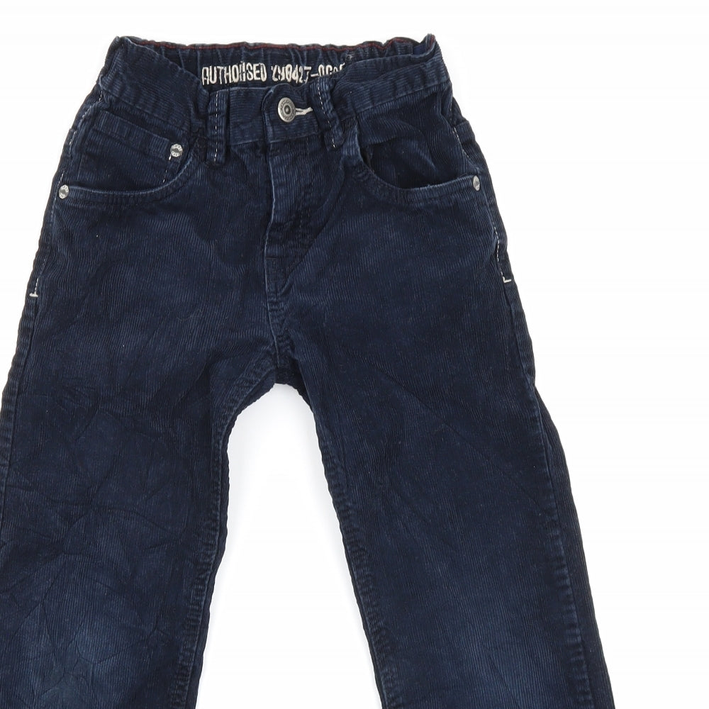 NEXT Boys Blue  Corduroy  Trousers Size 7 Years