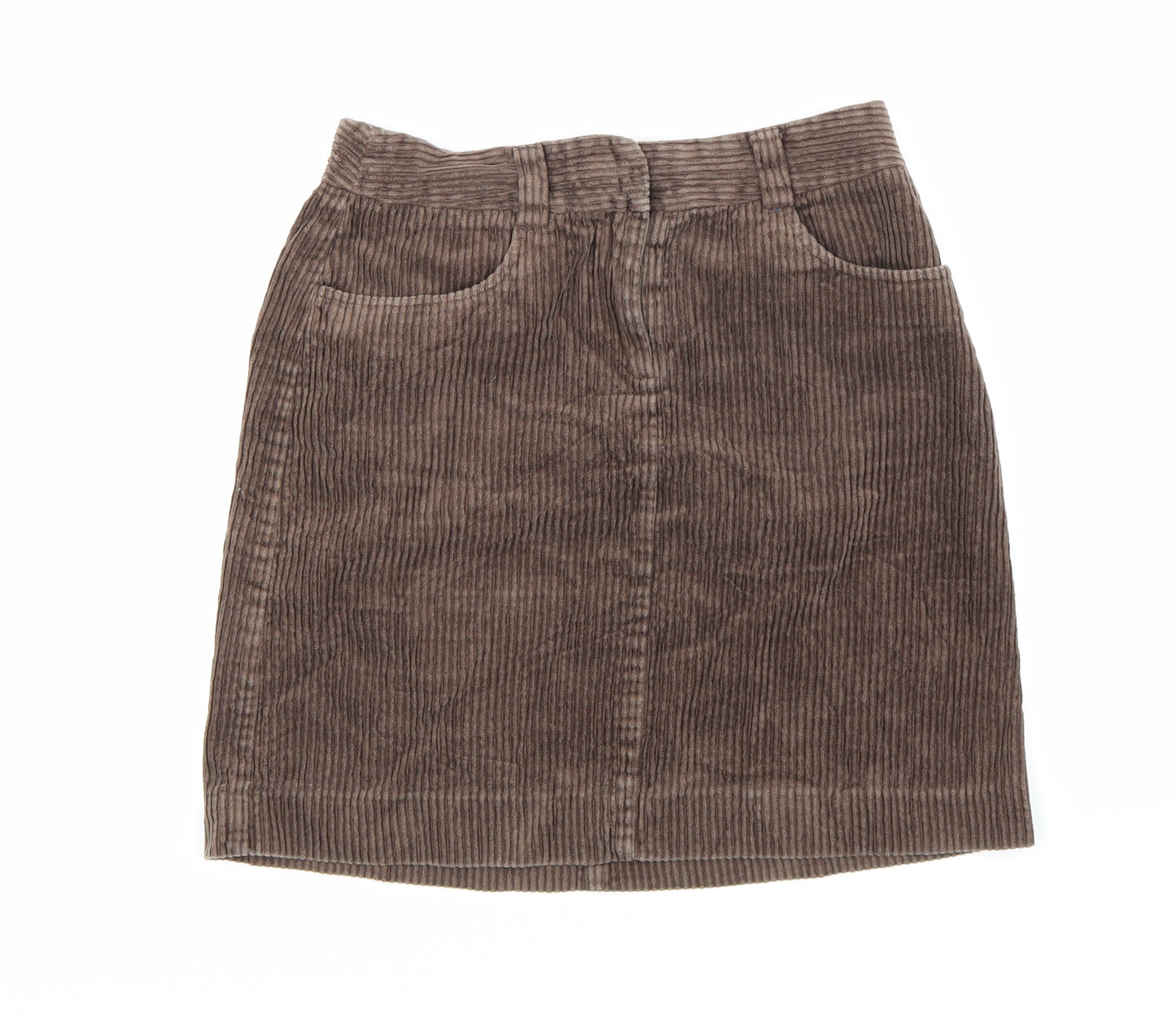 Boden Womens Brown  Corduroy Mini Skirt Size 8