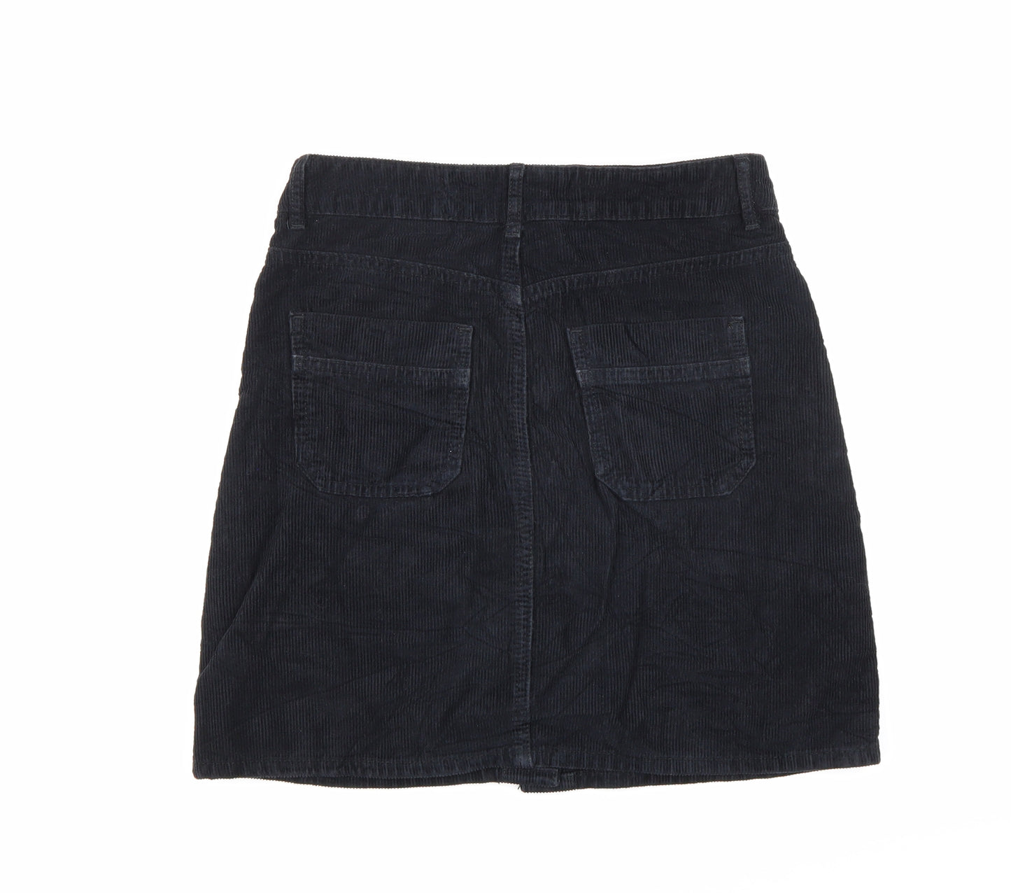 Denim Co Womens Blue  Corduroy Mini Skirt Size 8