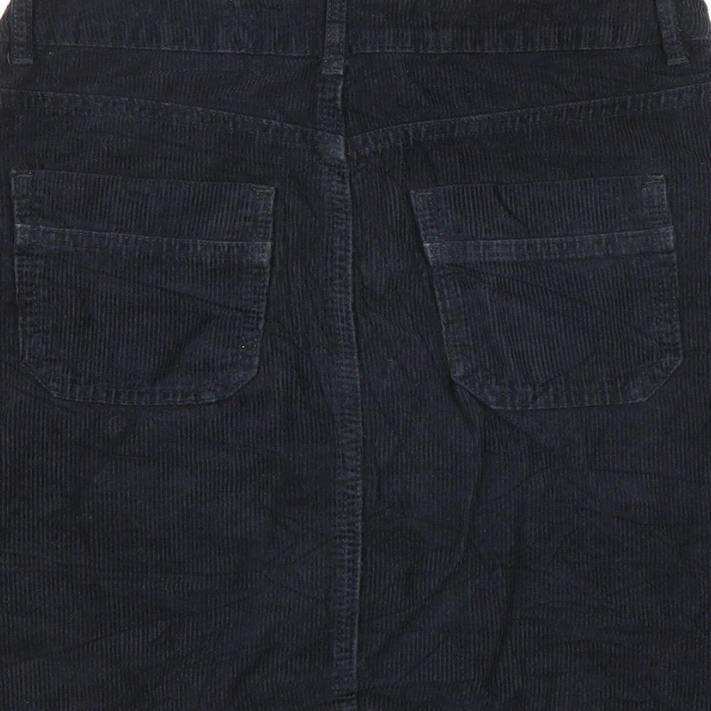Denim Co Womens Blue  Corduroy Mini Skirt Size 8