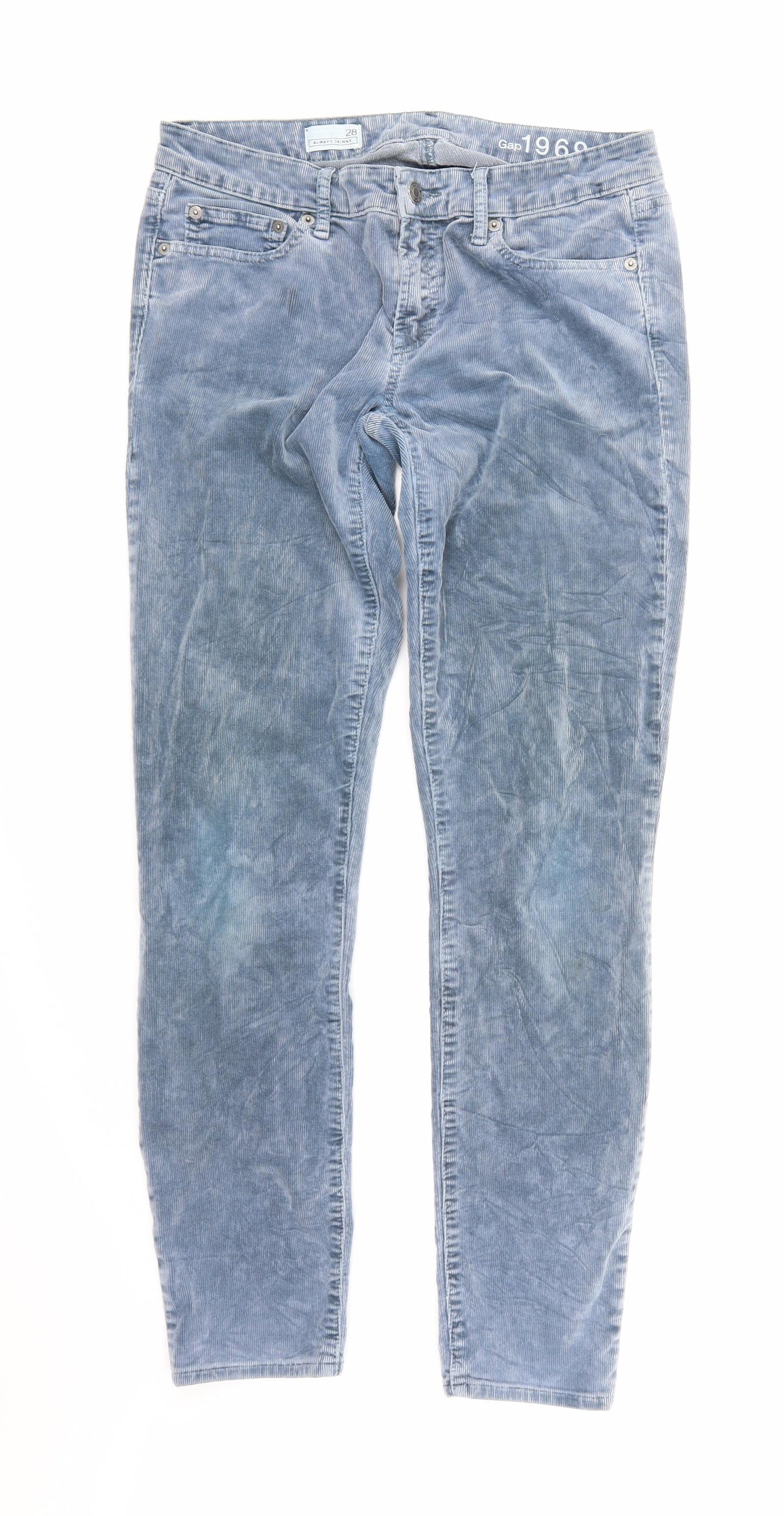 Gap Womens Blue  Corduroy Trousers   L28 in