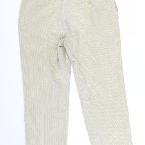Essentials Womens Beige  Corduroy Trousers   L29 in