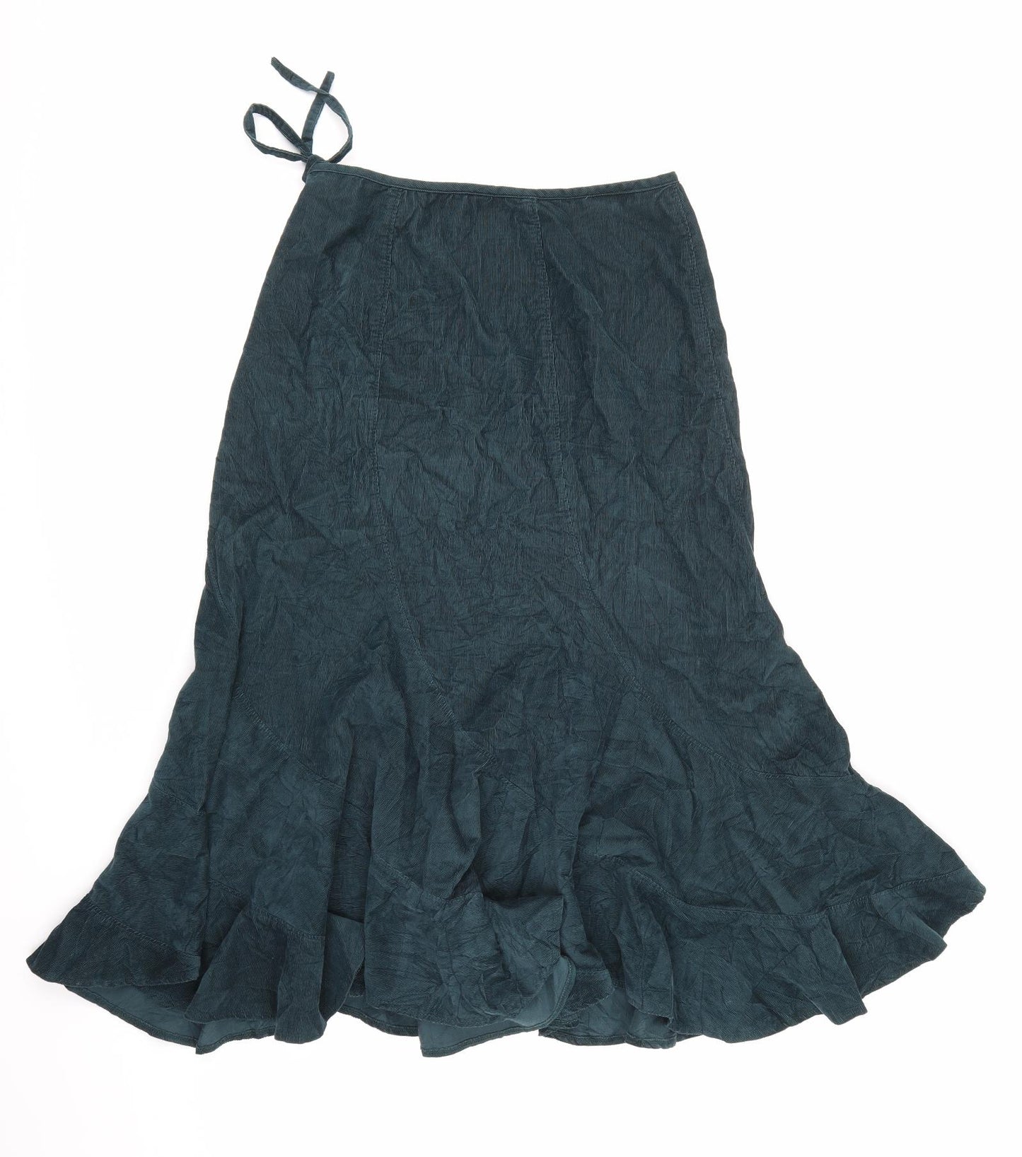Monsoon Womens Blue  Corduroy A-Line Skirt Size 12