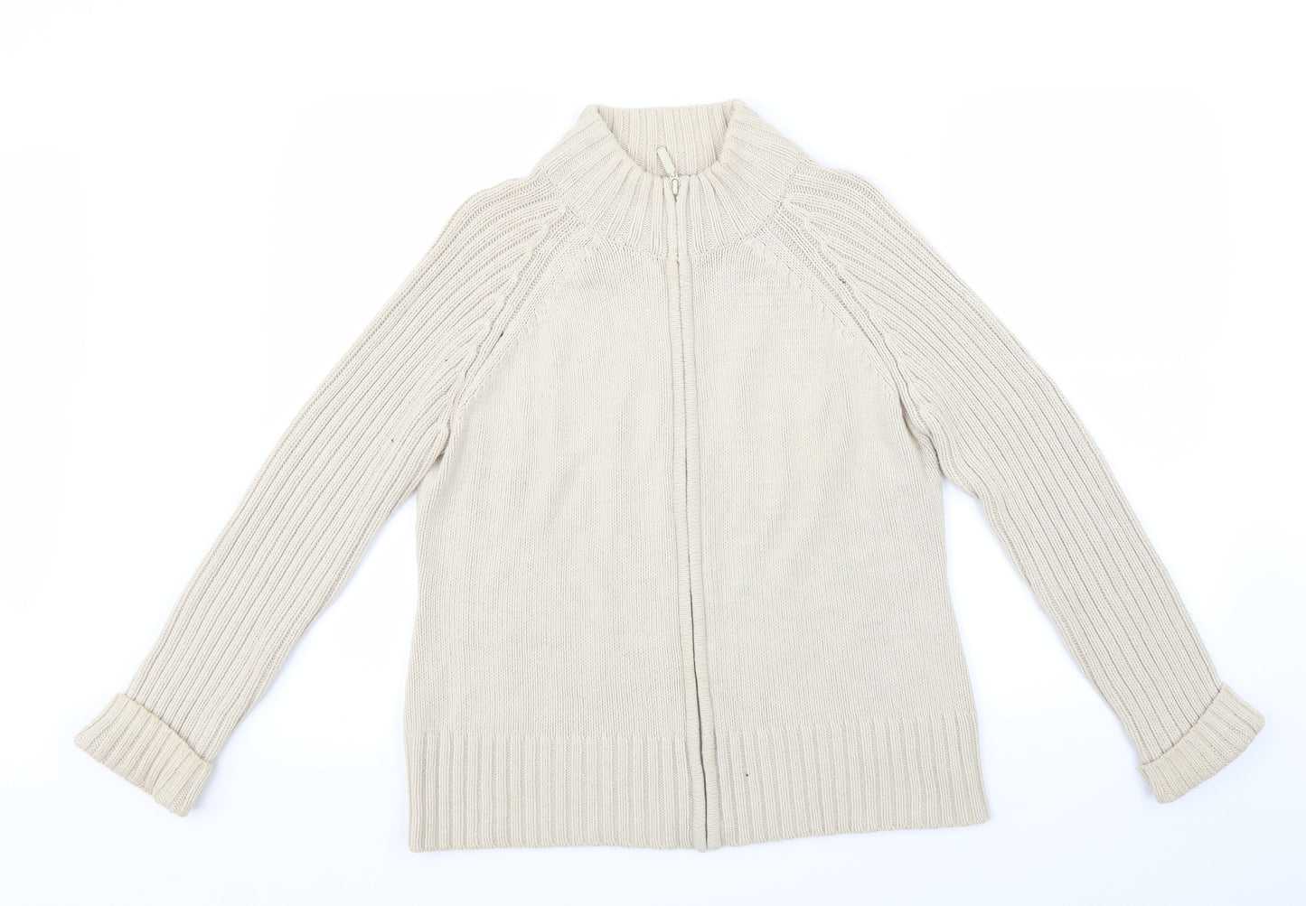 Cherokee Womens Beige  Knit Cardigan Jumper Size 18