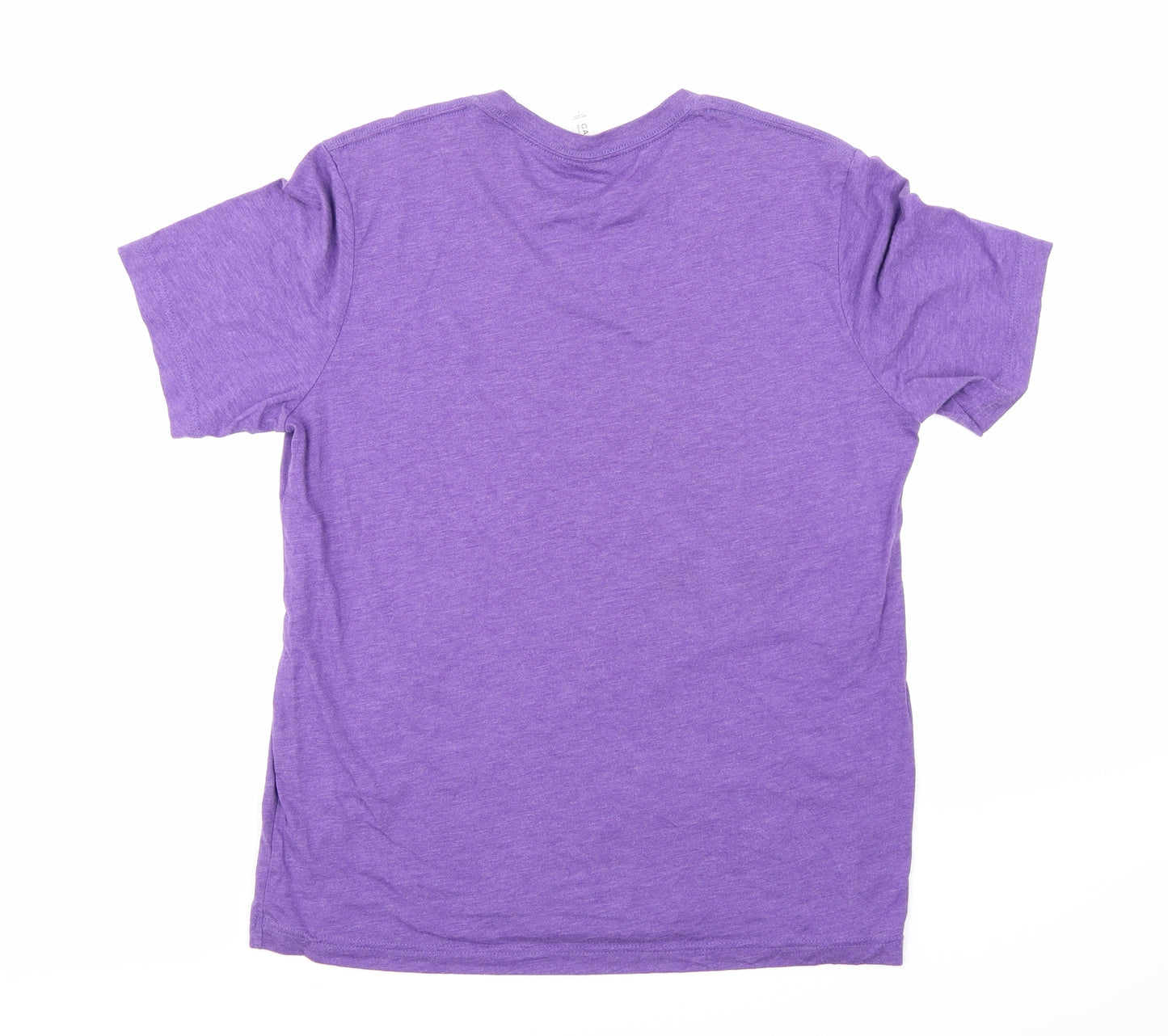 Canvas Mens Purple    T-Shirt Size L