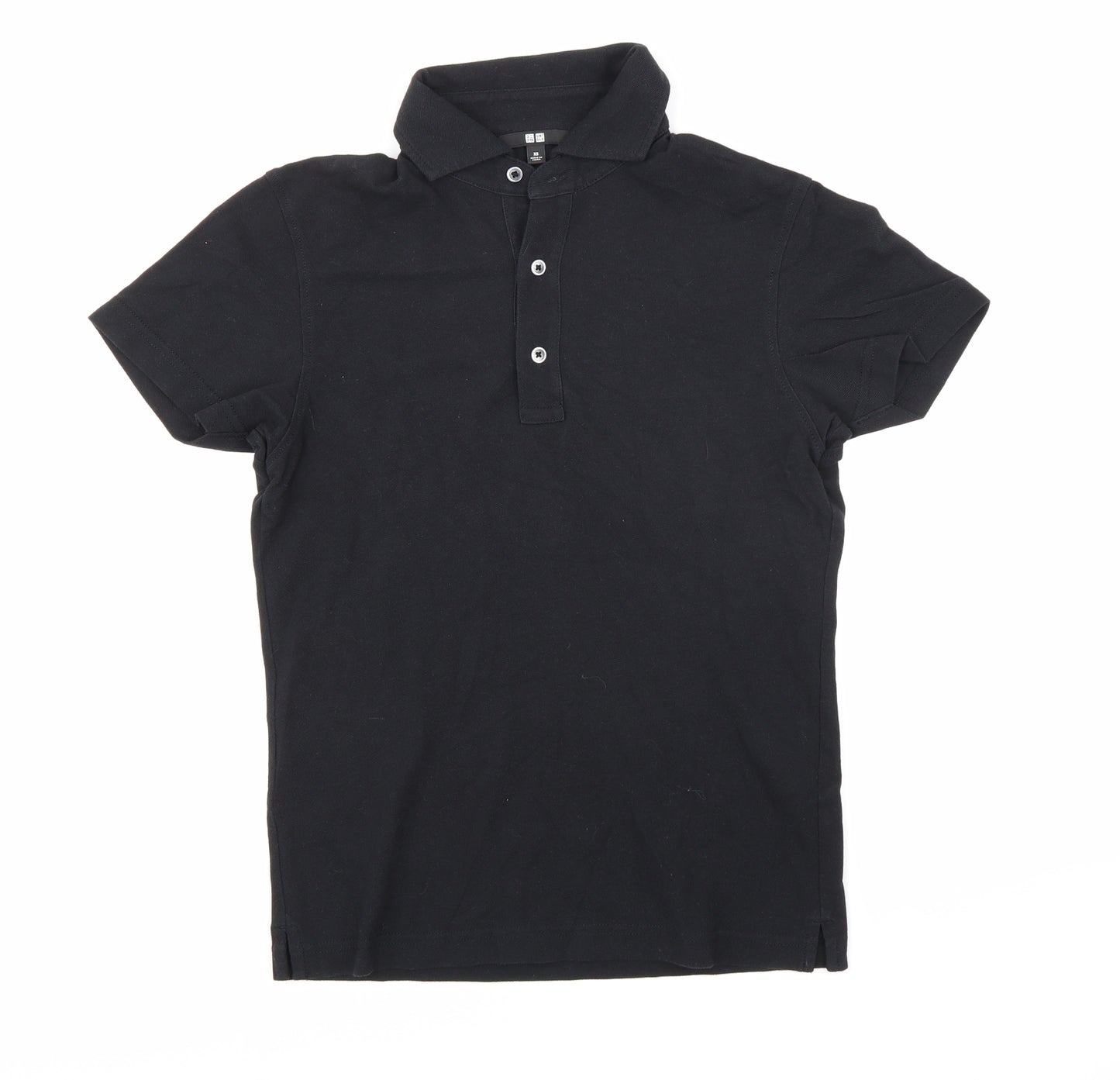 Uni qlo Mens Black    Polo Size XS