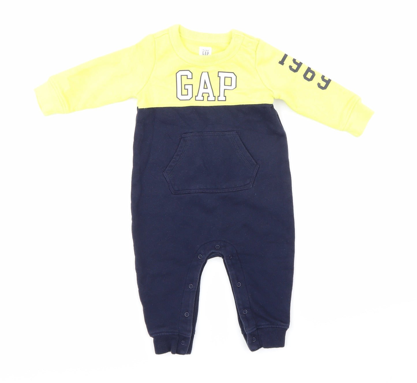 Gap Boys Blue   Babygrow One-Piece Size 6-9 Months