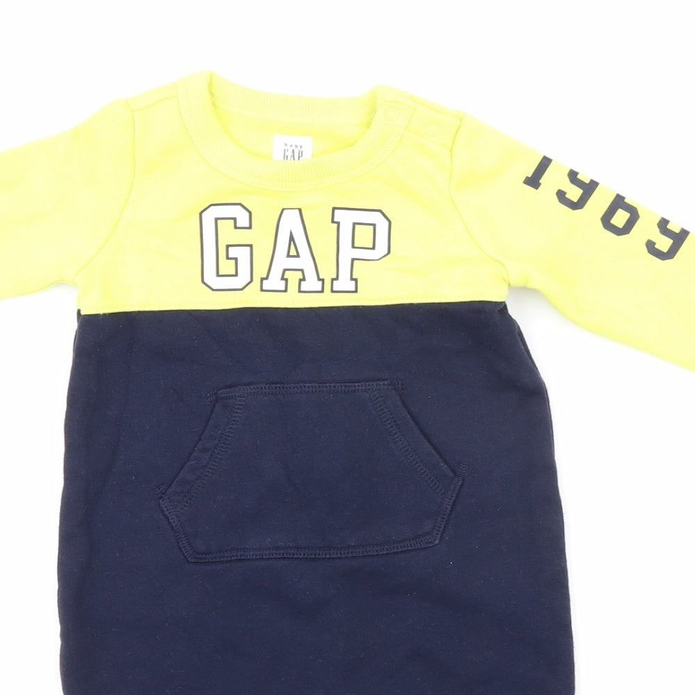 Gap Boys Blue   Babygrow One-Piece Size 6-9 Months