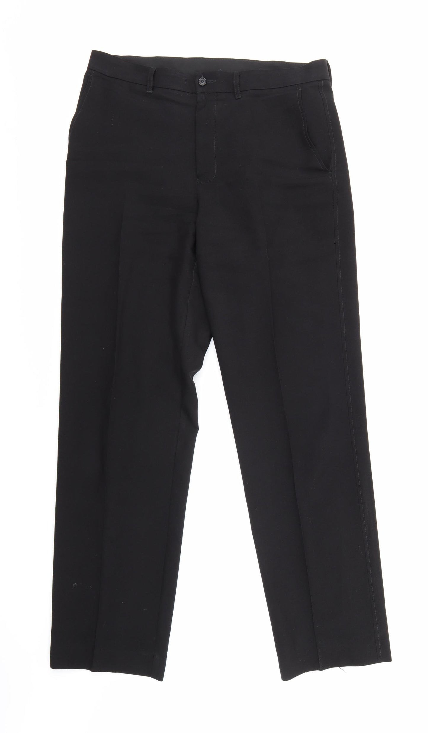 Marks and Spencer Mens Black   Trousers   L33 in