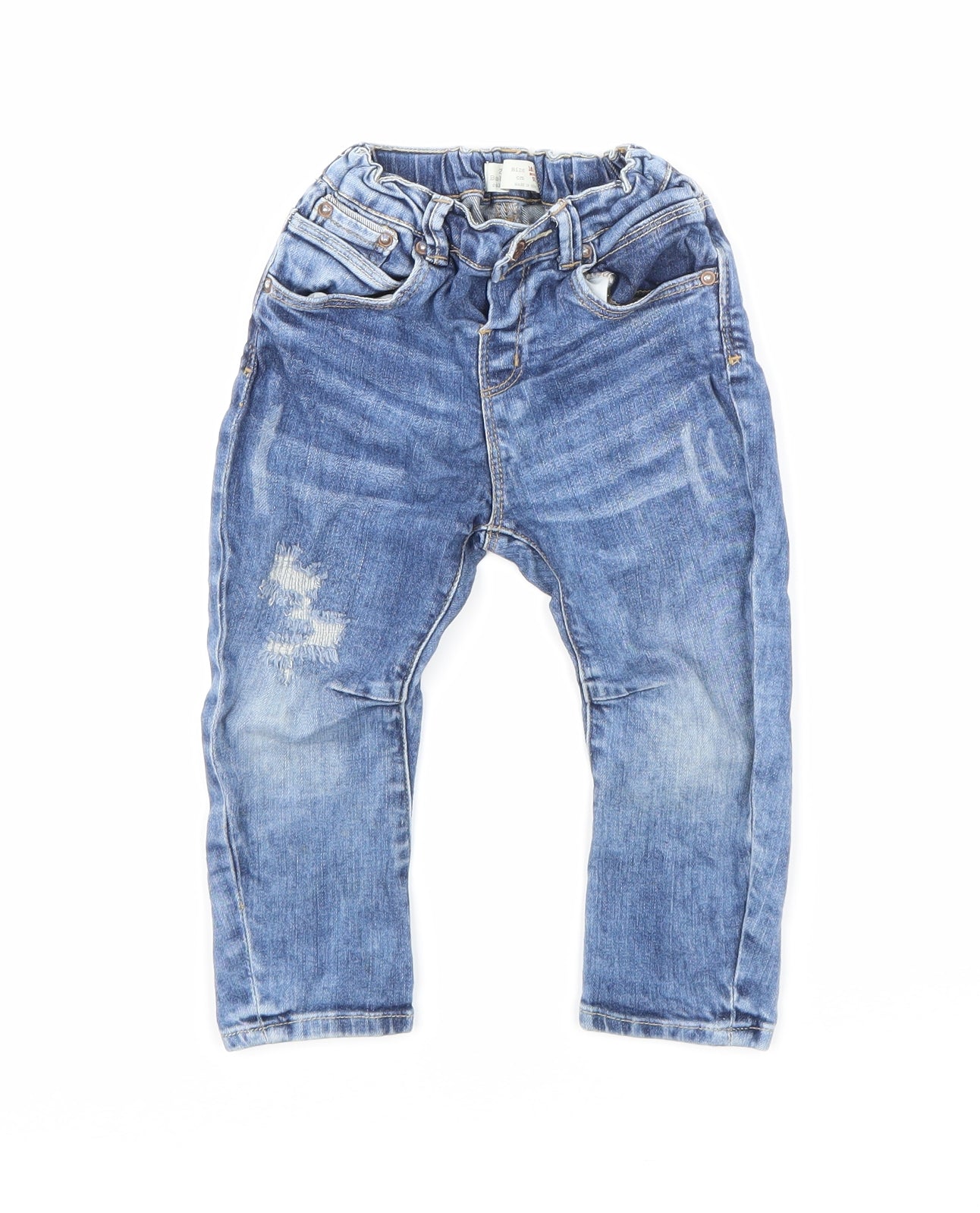 Zara Boys Blue  Denim  Jeans Size 18-24 Months
