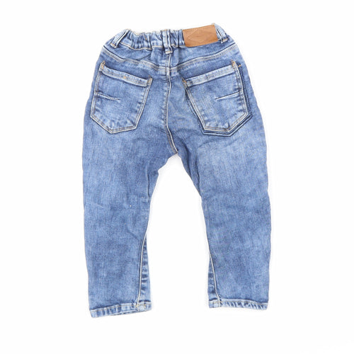 Zara Boys Blue  Denim  Jeans Size 18-24 Months