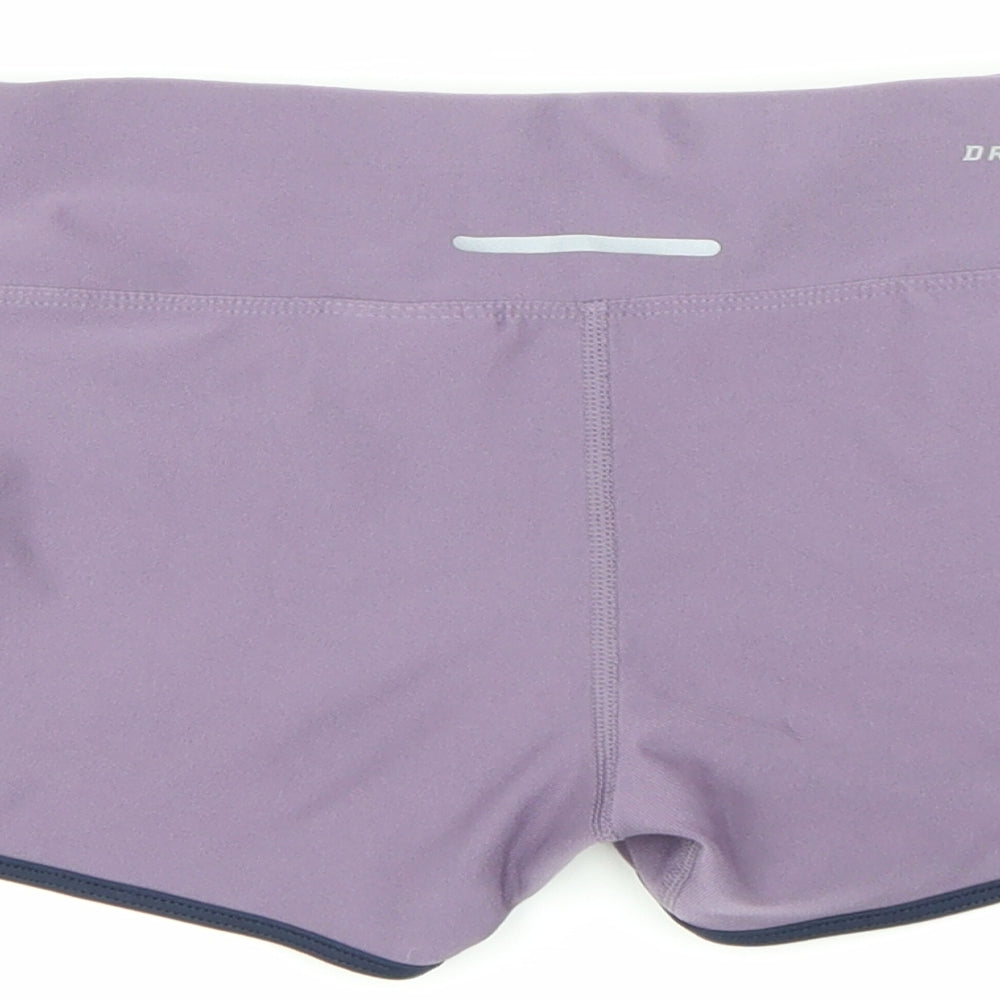 Nike Womens Purple   Sweat Shorts Size S