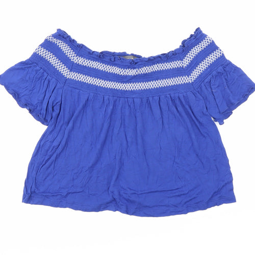 Primark Womens Blue   Basic T-Shirt Size 12