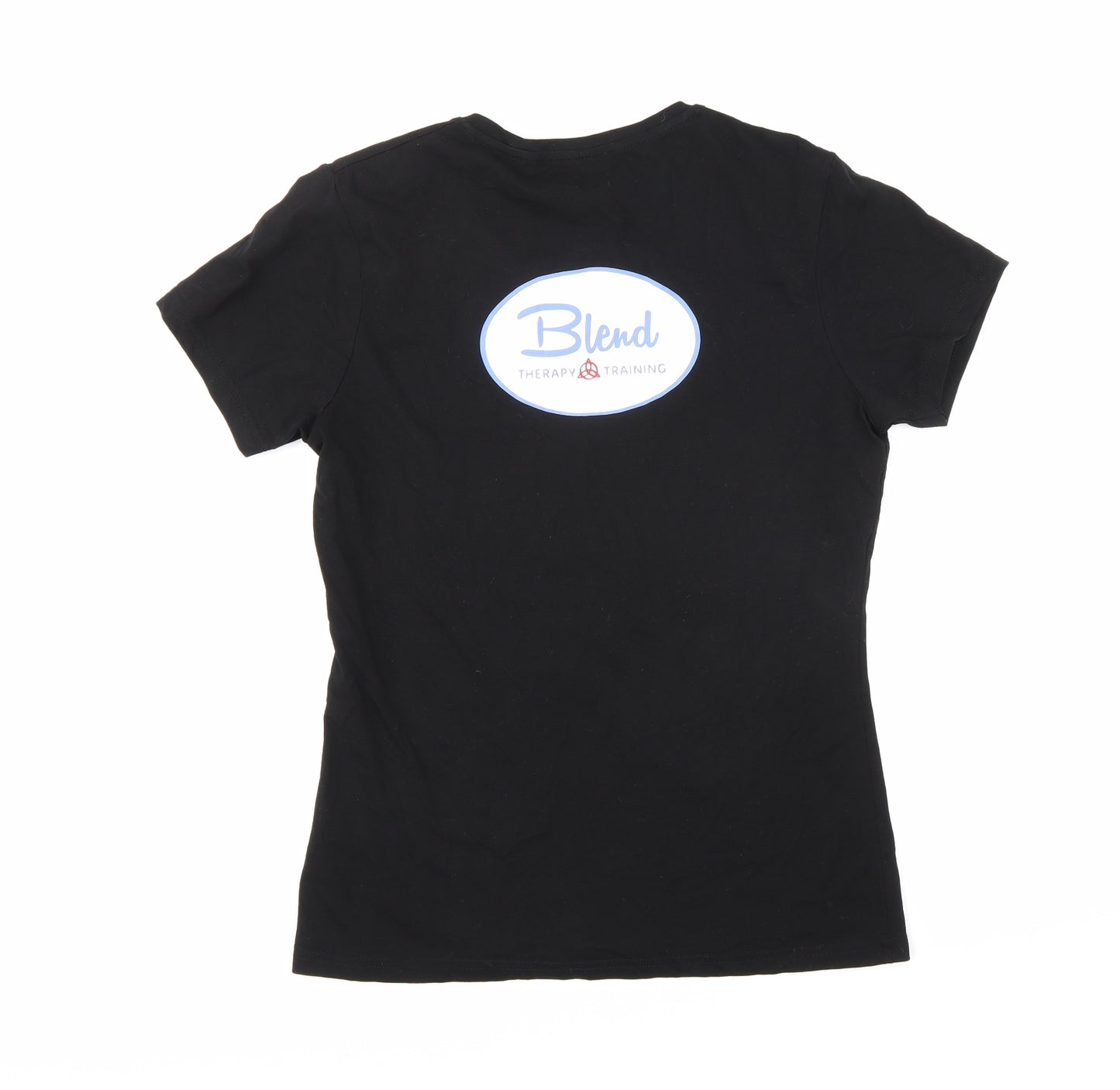 SF Women Womens Black   Basic T-Shirt Size L
