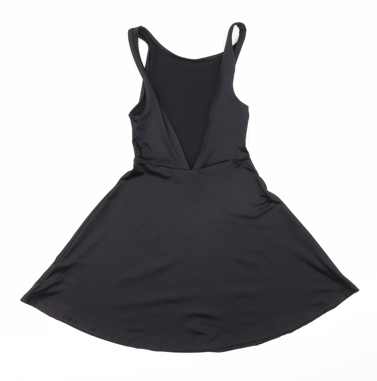 H&M Womens Black   Skater Dress  Size XS