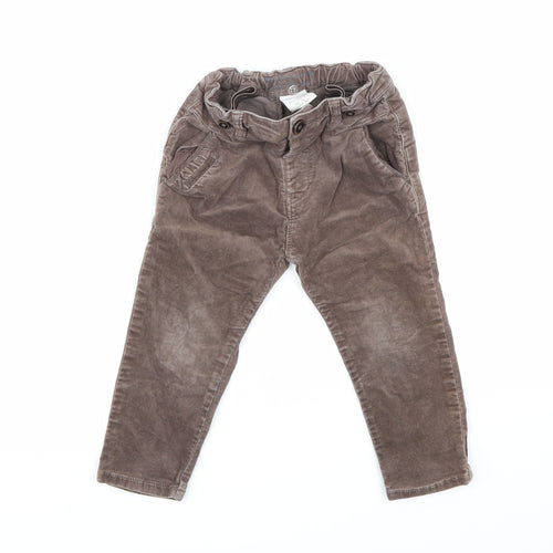 Zara Boys Brown    Trousers Size 18-24 Months