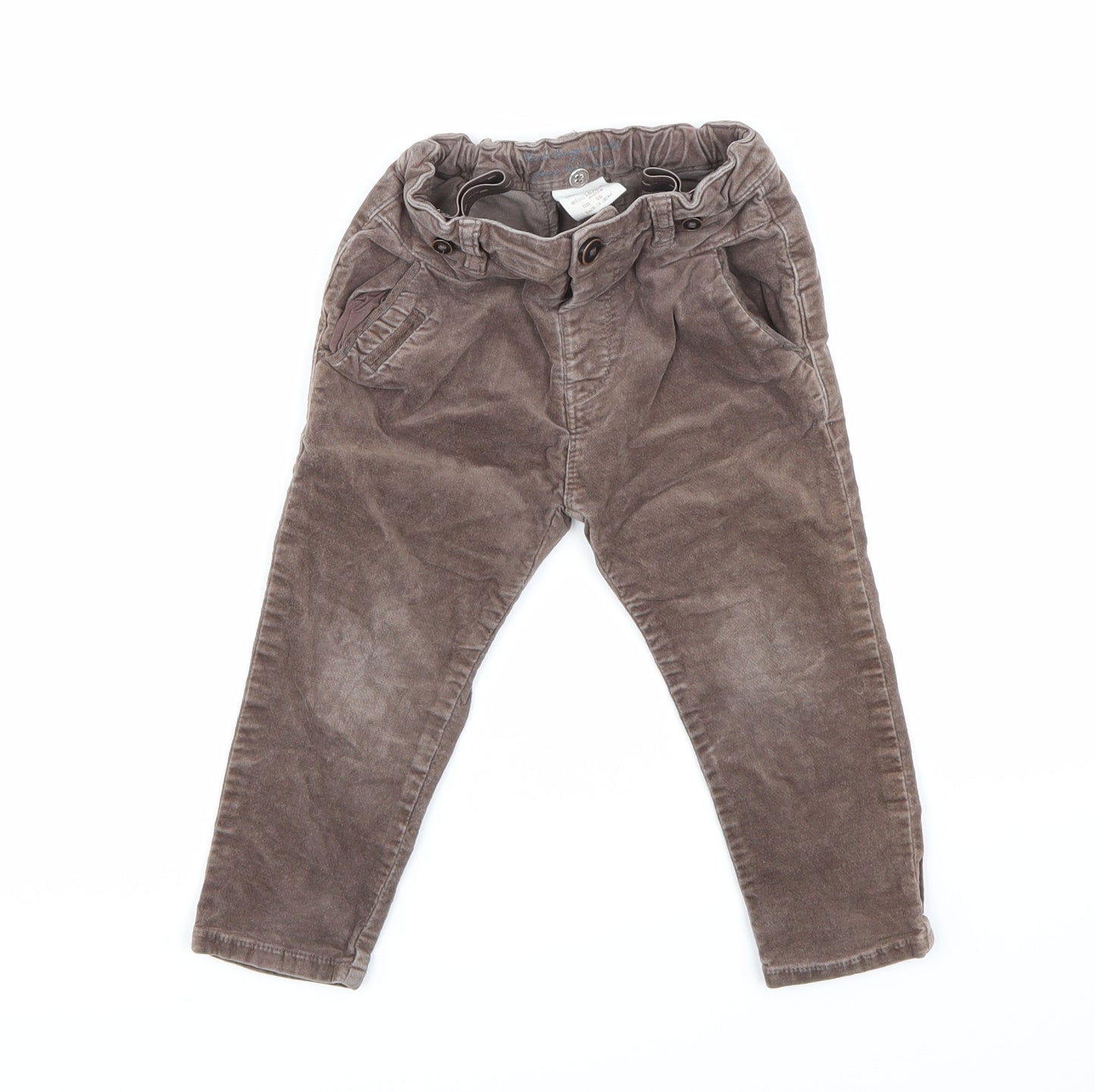 Zara Boys Brown    Trousers Size 18-24 Months