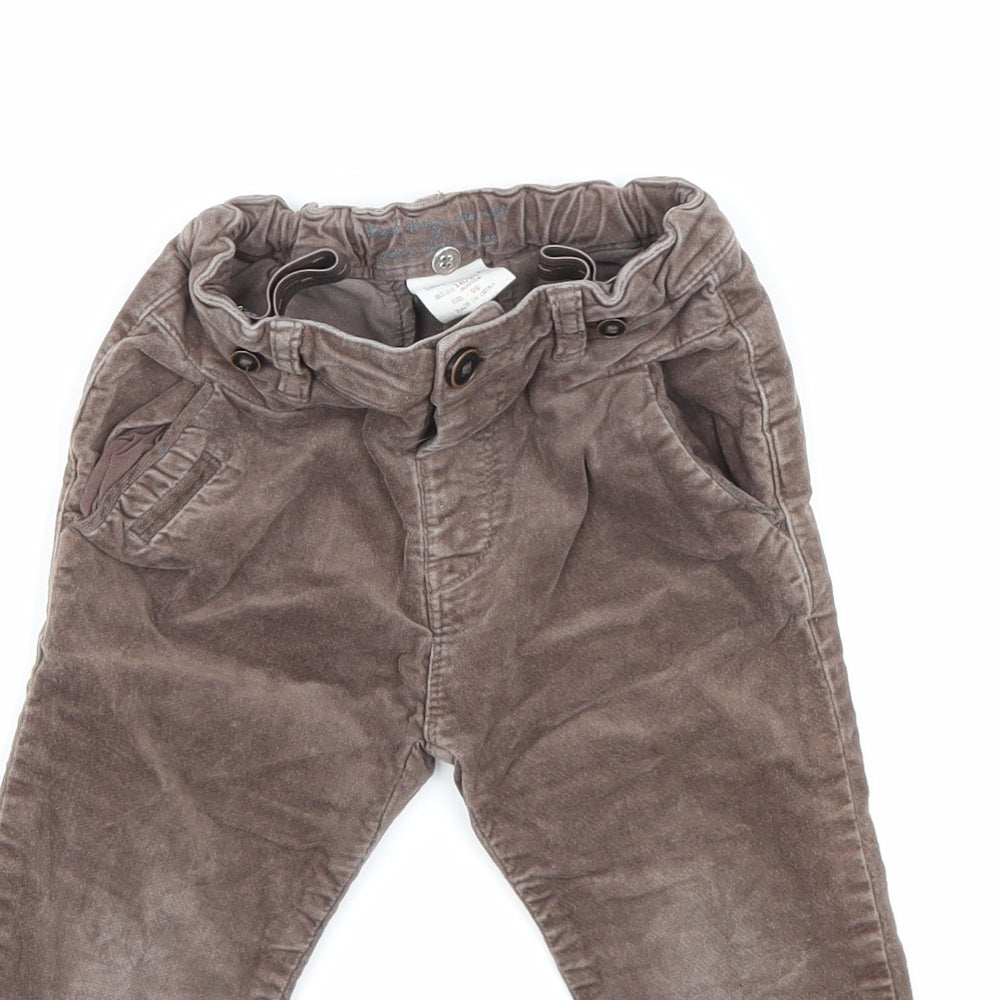 Zara Boys Brown    Trousers Size 18-24 Months