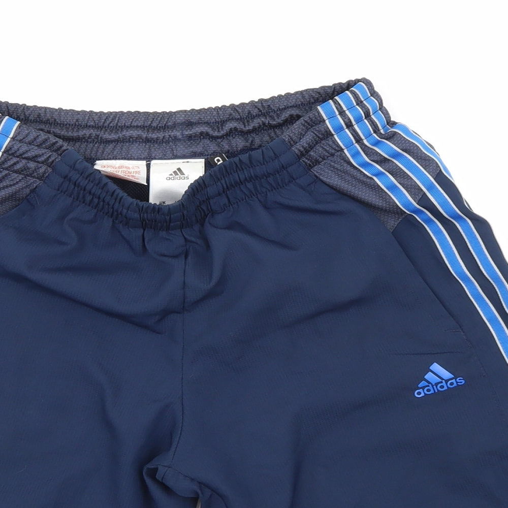 adidas Boys Blue   Sweat Shorts Size 11-12 Years
