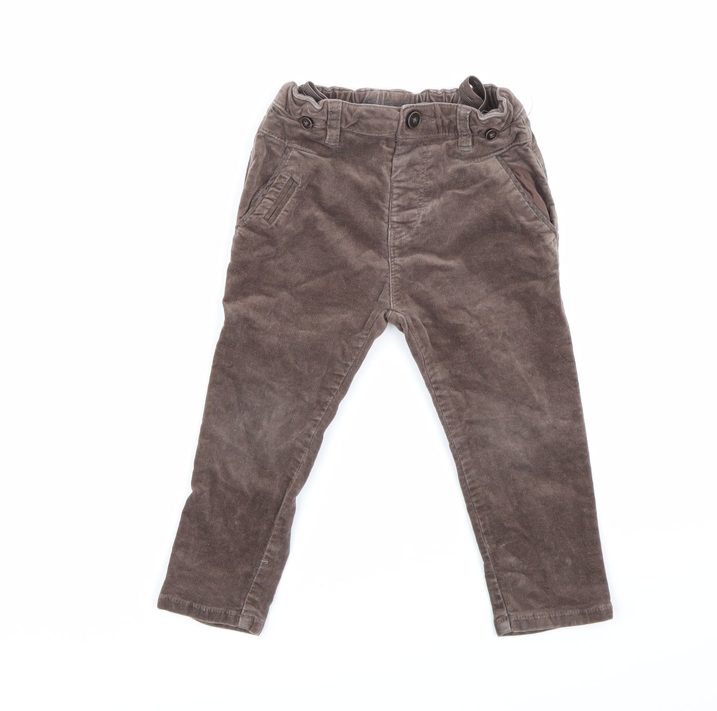 Zara Boys Brown    Trousers Size 18-24 Months