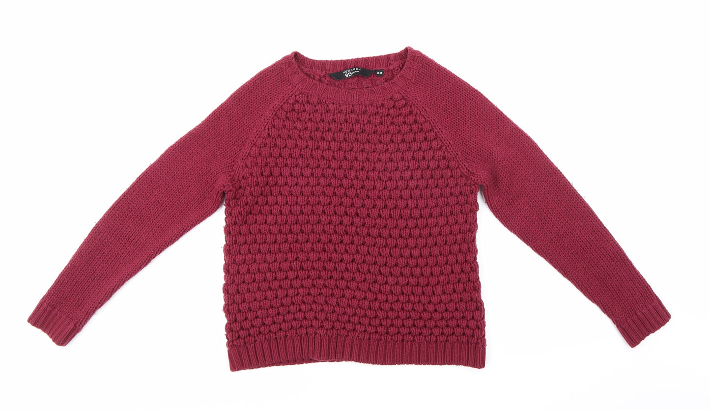 New Look Girls Purple   Pullover Jumper Size 12-13 Years