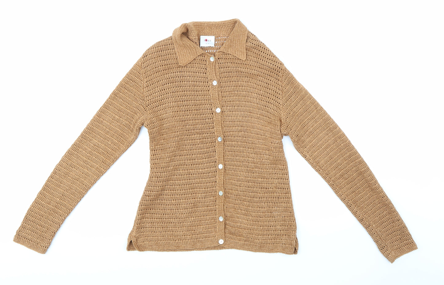 NEXT Womens Brown  Knit Cardigan Jumper Size 18