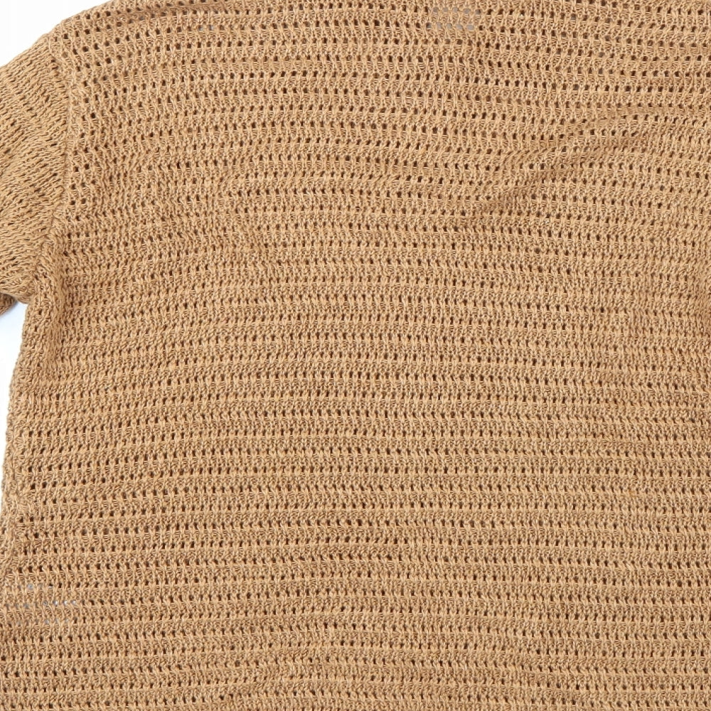 NEXT Womens Brown  Knit Cardigan Jumper Size 18