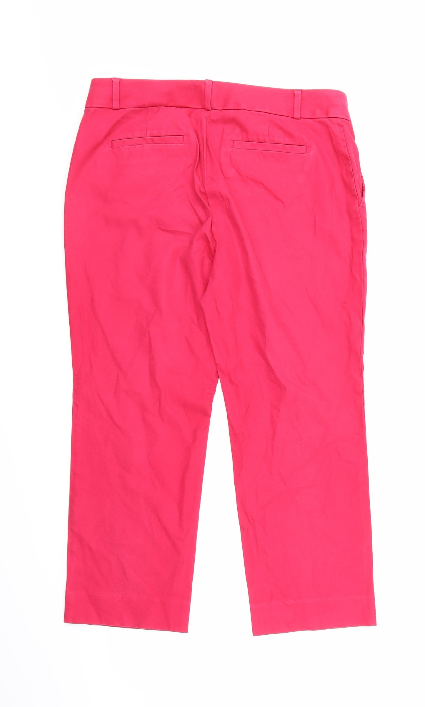 Preworn Womens Pink   Trousers  Size 8 L23 in