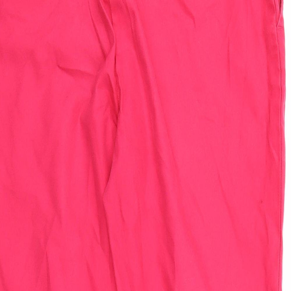 Preworn Womens Pink   Trousers  Size 8 L23 in